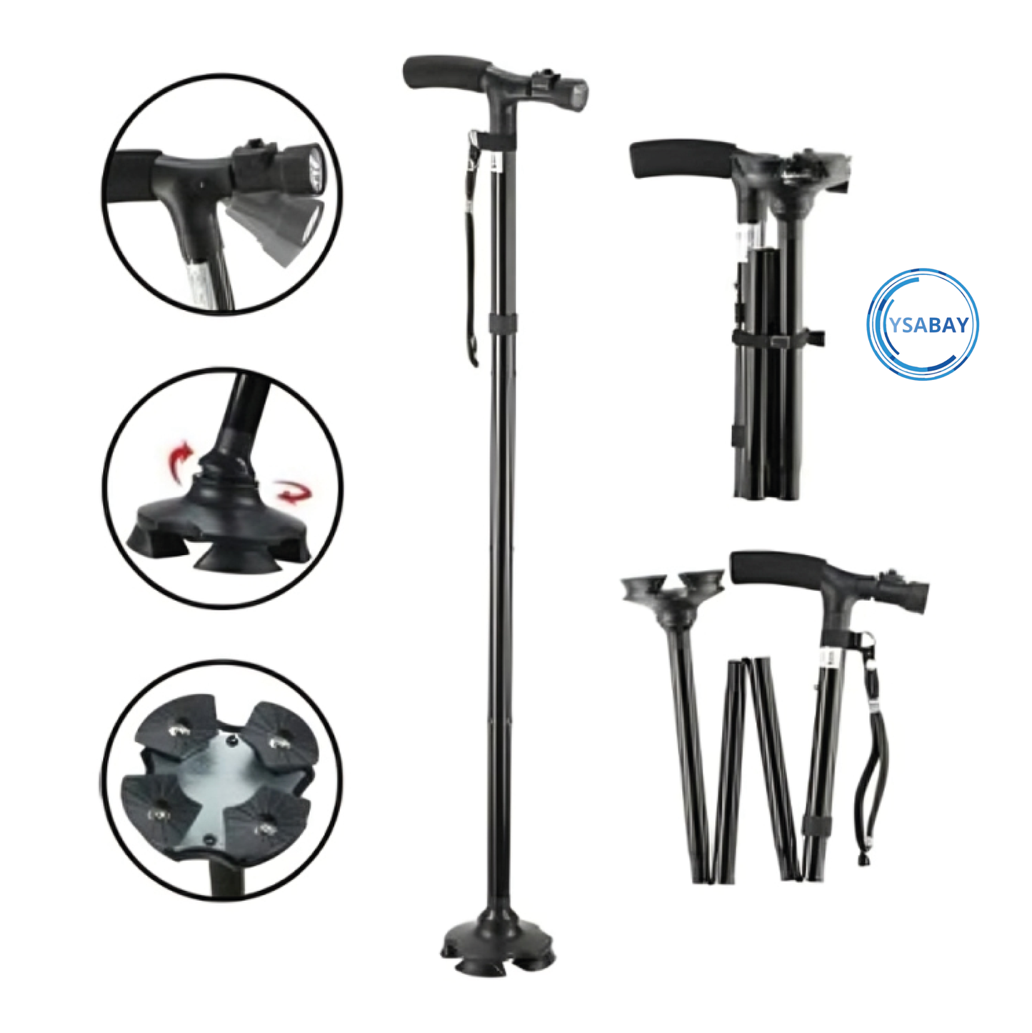 👴🏻Baston plegable LED Winer