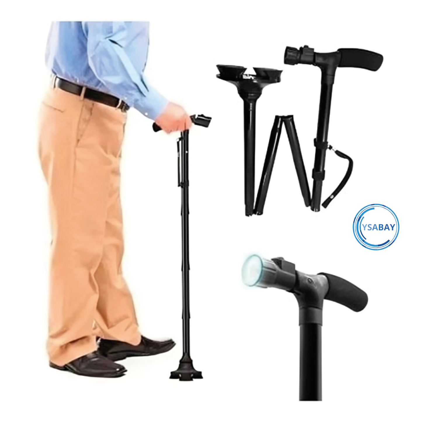 👴🏻Baston plegable LED Winer